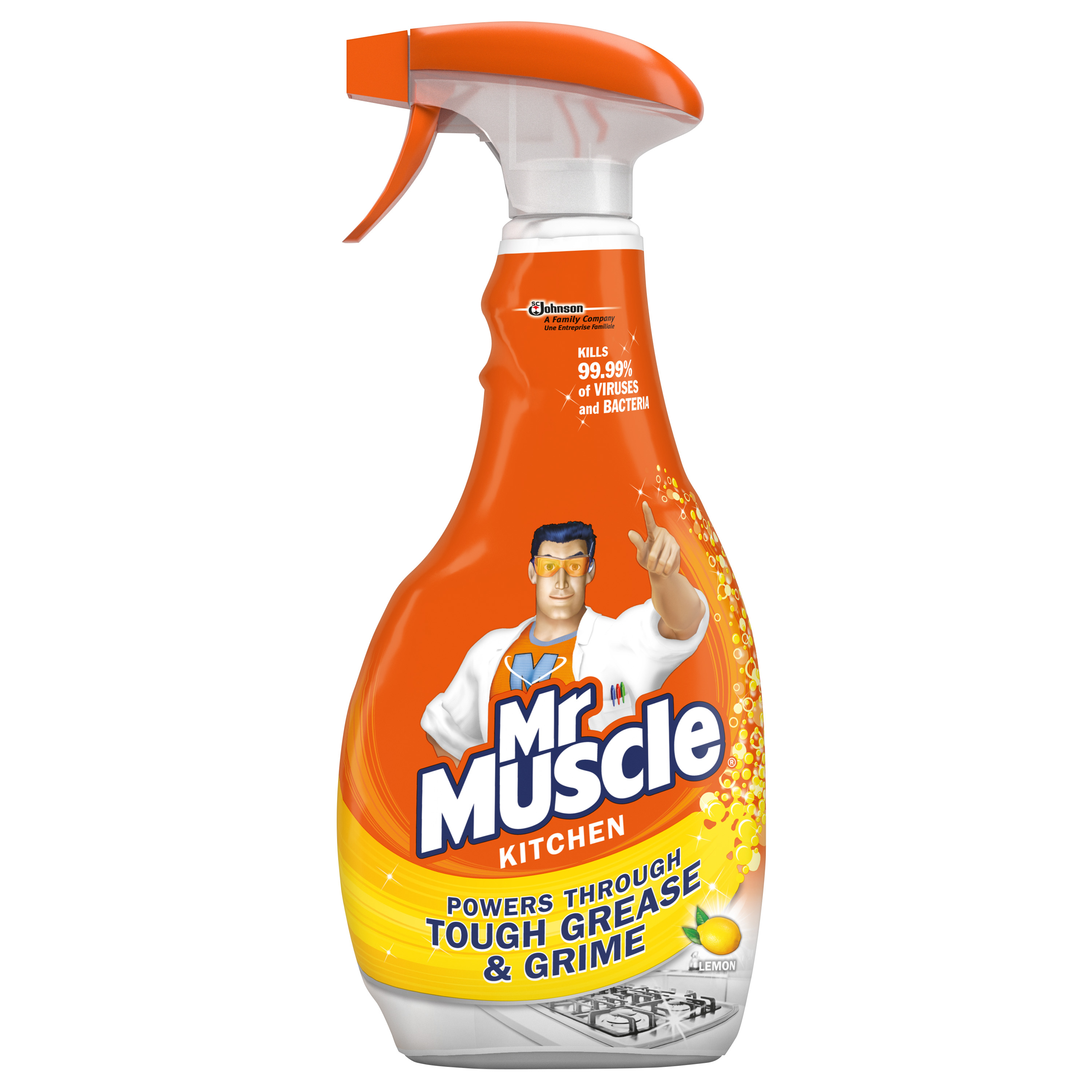 Mr Muscle Kitchen Cleaner - Lemon - 500ml | Dei.com.sg